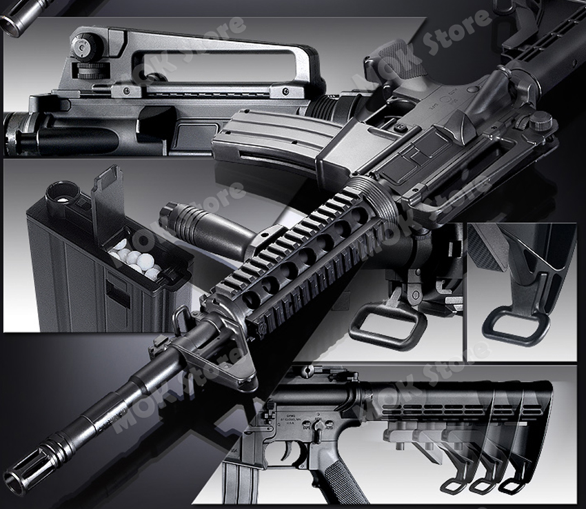 ACADEMY M4A1 R.I.S Airsoft BB Toy Gun Replica Full 11 Size Non Metal